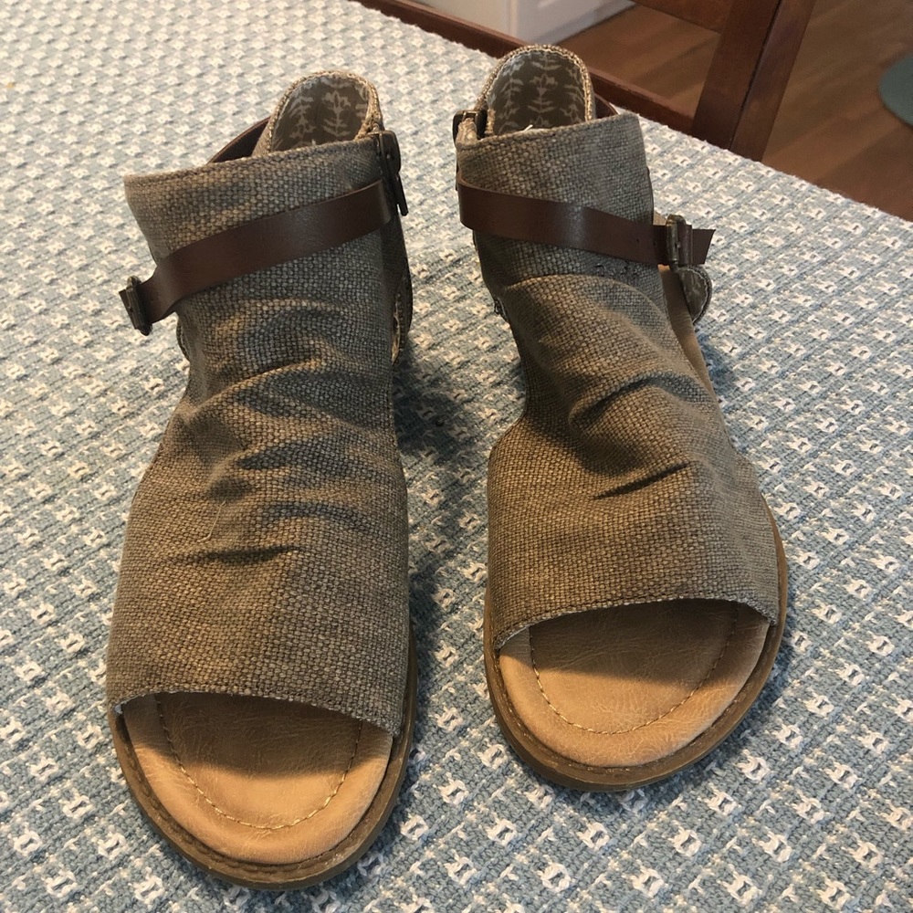 Size 8 gladiator sandals blowfish